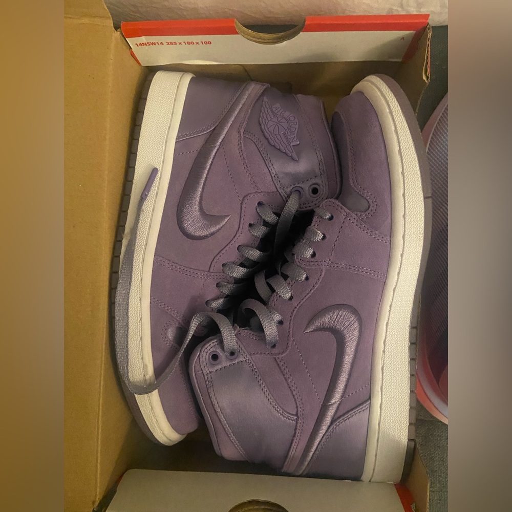 Purple Nike air Jordan’s